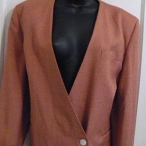 new Barry Bricken Women Jacket Blazer Size 14 Vint